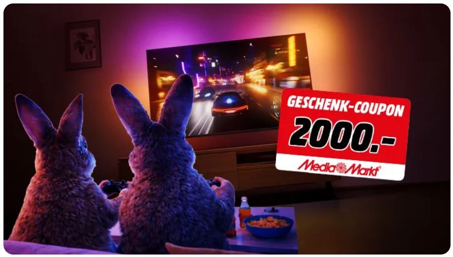 📺 Media Markt: Philips Smart TV Oster Sale + 💸 5 x 2.000€ Oster Gewinnspiel