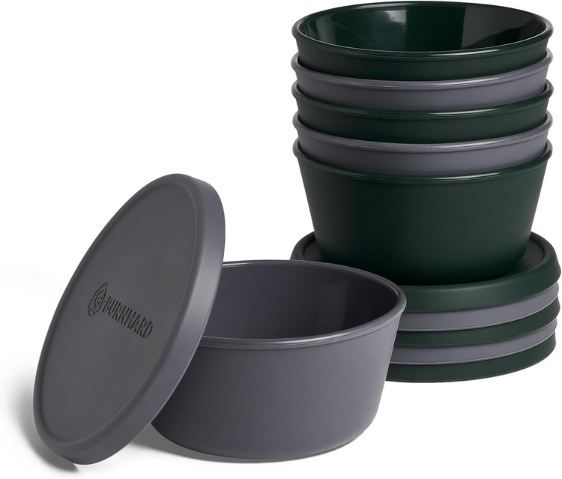 🍕 6er Set Burnhard Pizzaballenbox mit Deckel aus Silikon für 34,93€ (statt 52€)