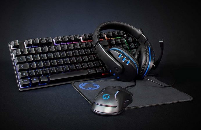 ⌨️ Nedis 5 in 1 Gaming Combo Kit mit Tastatur, Headset, Maus + Pad für 14,99€ (statt 39€)