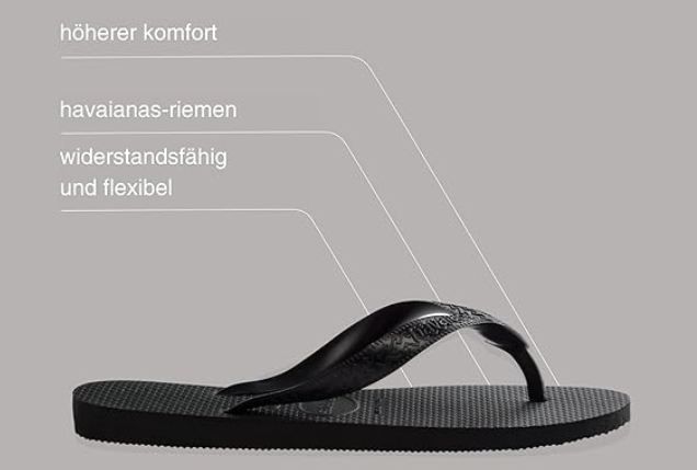 🩴 Havaianas Top Color Leichte Badelatschen für 13,73€ (statt 22€)   Gr. 43/44