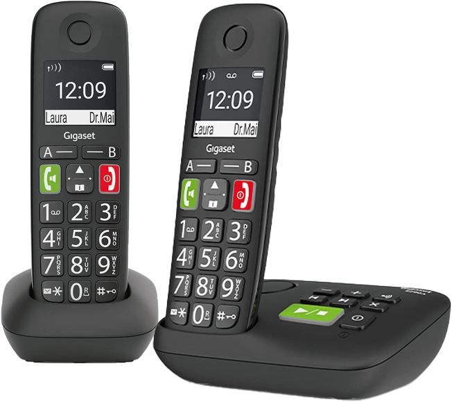 ☎️ Gigaset E290A DUO Senioren DECT-Telefon mit Anrufbeantworter für 52,99€ (statt 67€) ☎️ Gigaset E290A DUO Senioren DECT Telefon mit Anrufbeantworter für 52,99€ (statt 67€)