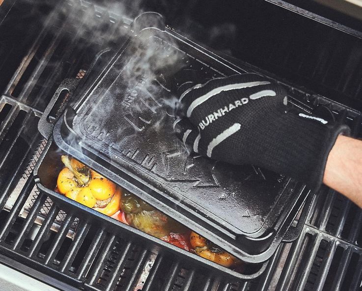 🍲 Burnhard Gusseisen Kastenform mit Pfannendeckel, 6,5L für 50,90€ (statt 64€)