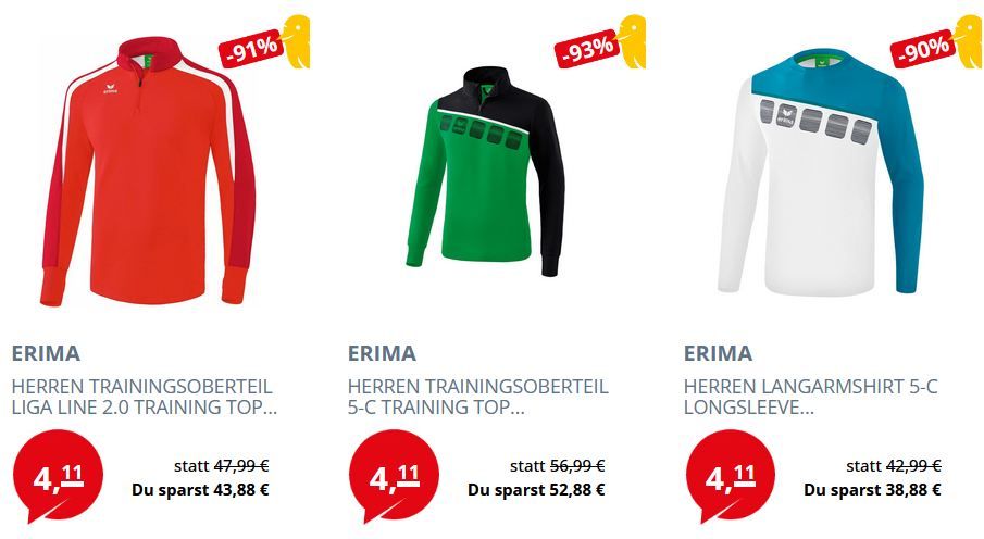 👕 Picksport RambZamba Sale ab 1,22€ - Shirts, Jacken, Oberteile, Schuhe & mehr 👕 Picksport RambZamba Sale ab 1,22€ Shirts, Jacken, Oberteile, Schuhe & mehr