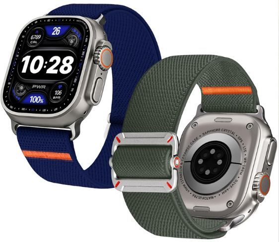 ⌚ 2er Pack Fullmosa Elastisches Nylon Apple Watch Armband für 11,39€ (statt 21€)