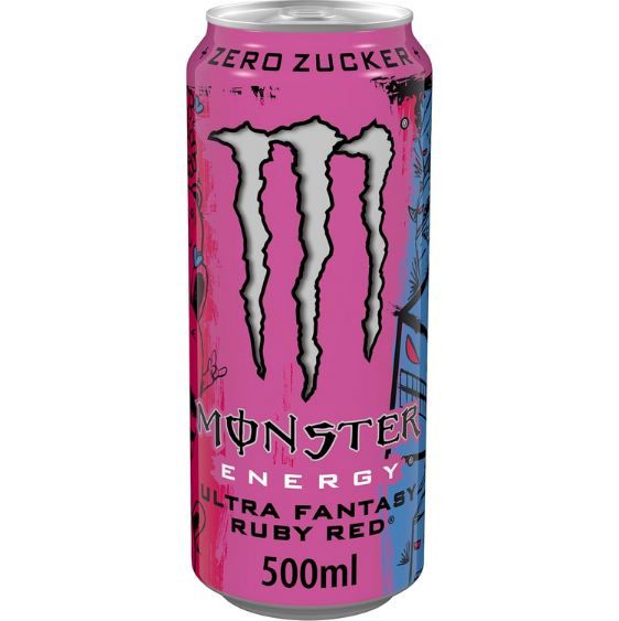 🥤 12er Pack Monster Energy Ultra Fantasy Ruby Red für 12,65€ (statt 19€)   1,05€ pro Dose