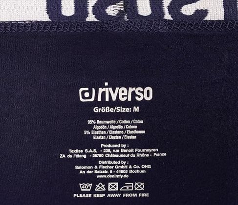 🩳 6er Pack riverso RIVOle Boxershorts Farbmix für 9,99€ (statt 16€)   1,67€ pro Shorts