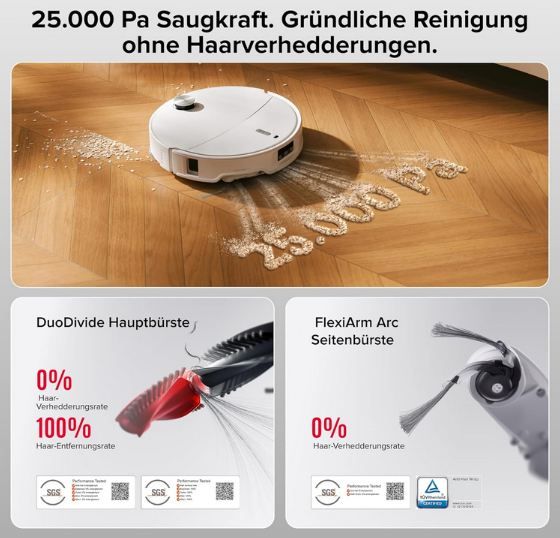 🧹 roborock Qrevo Curv 2 Pro Saug  & Wischroboter mit Basis für 849€ (statt 999€)