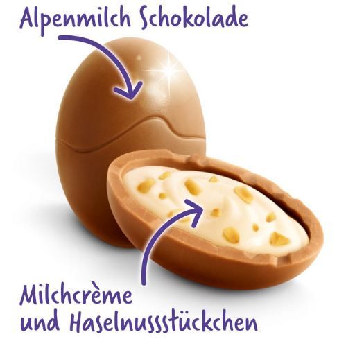 🐰 4 x Milka Bonbons Milchcréme mit Haselnuss Stückchen für 6,80€ (statt 11€)