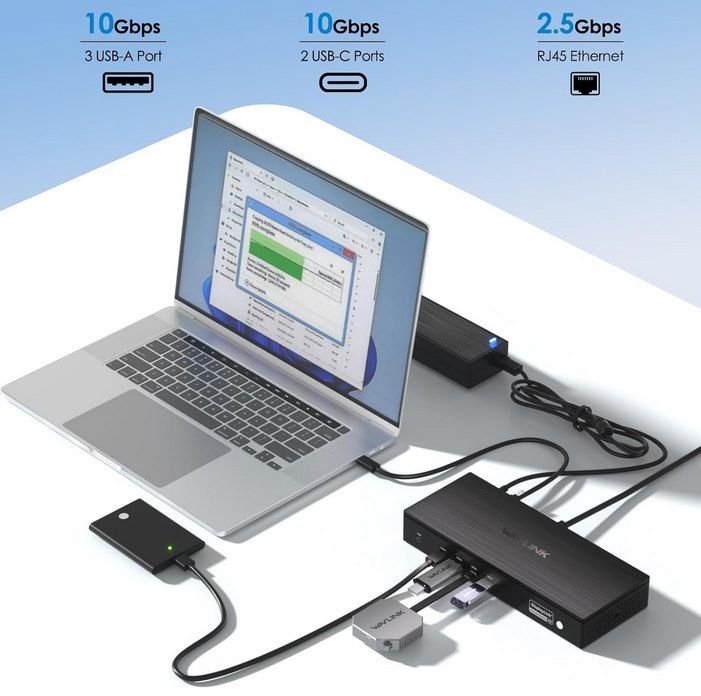 🖥️ WAVLINK DisplayLink Docking Station mit Dual 8K@60Hz für 188,29€ (statt 229€) 🖥️ WAVLINK DisplayLink Docking Station mit Dual 8K@60Hz für 188,29€ (statt 229€)