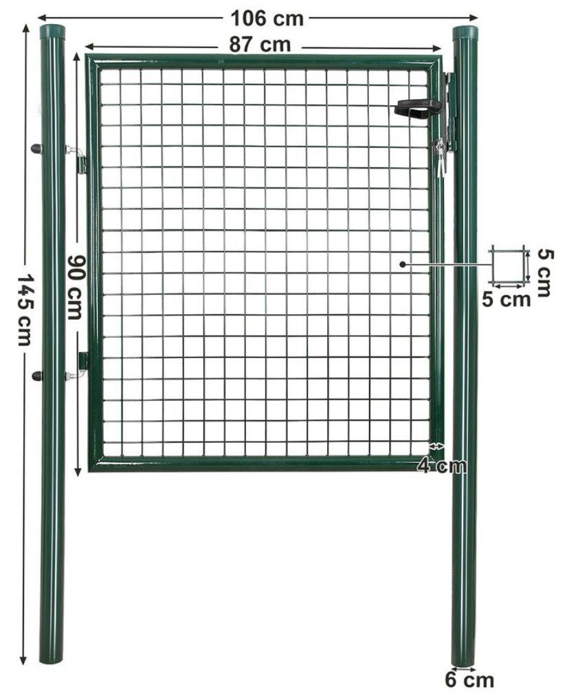 SONGMICS Abschließbares Gartentor (90 X 106 cm) für 62,99€ (statt 90€)