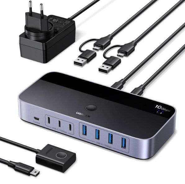 🔀 UGREEN 2 In 7 Out 10Gbps USB Switch für 53€ (statt 59€)