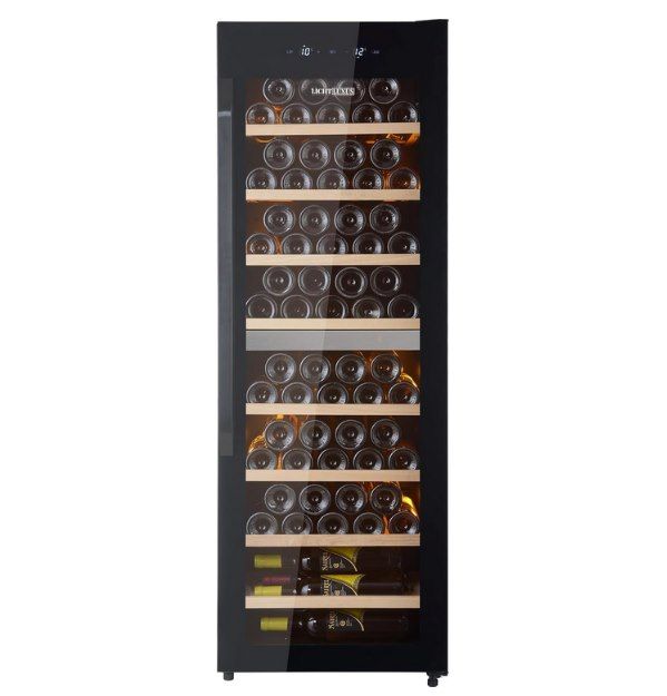🍾 LichtLuxus Weinkühlschrank mit 2 Zonen für 71 Flaschen für 569€ (statt 849€)