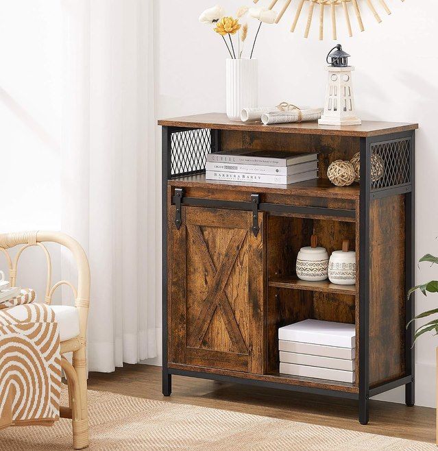 🗄️ VASAGLE Sideboard mit Schiebetür im Landhausstil für 46,99€ (statt 67€) 🗄️ VASAGLE Sideboard mit Schiebetür im Landhausstil für 46,99€ (statt 67€)