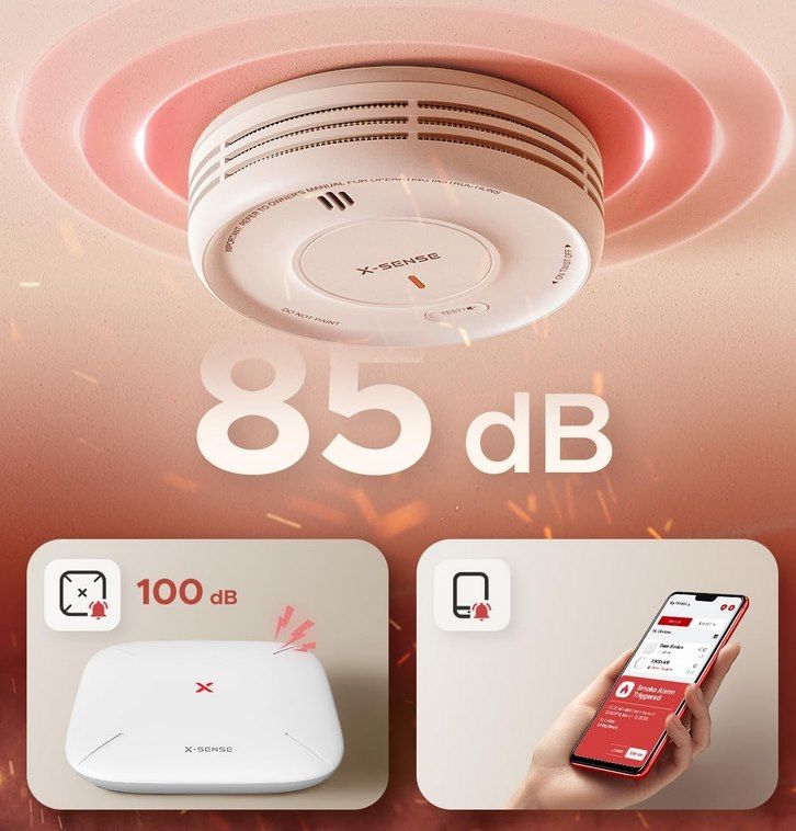 👨‍🚒 6x X Sense XS0D MR Smarter WLAN Rauchmelder mit Basisstation für 94,54€ (statt 124€)