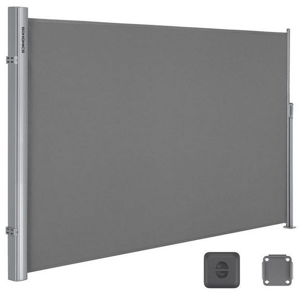 🙈 Songmics Seitenmarkise in Anthrazit, 200 x 350 cm für 95,99€ (statt 110€)