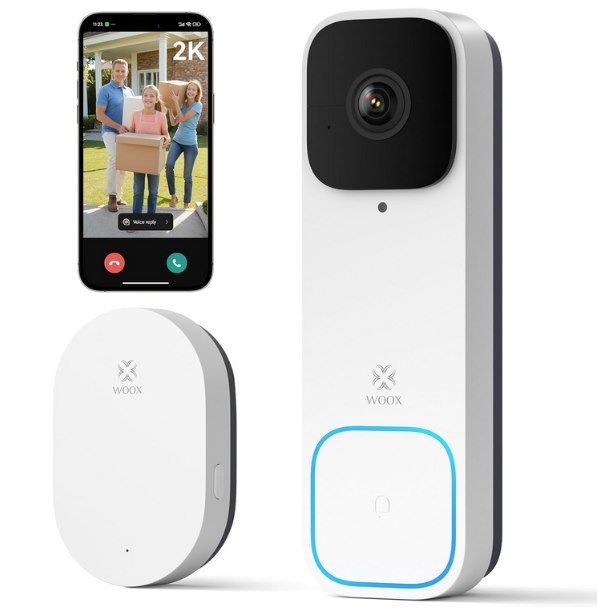 🔔 Woox Video Türklingel mit WLAN, 2K FHD, 170° Ultra-Weitwinkel ab 38,99€ (statt 66€)