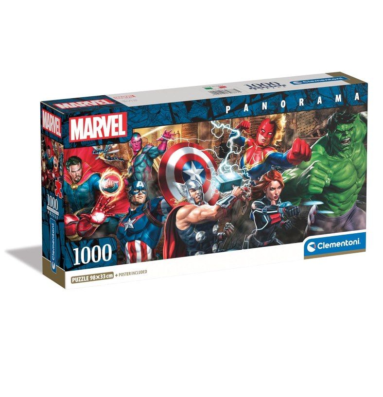 🦸‍♂️ Clementoni Marvel Panorama  Puzzle 1000 Teile für 7,99€ (statt 15€)