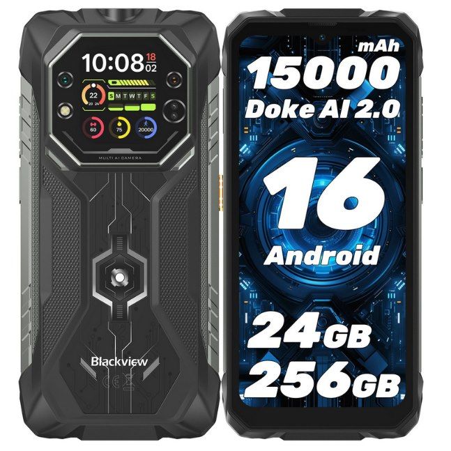 📱 Blackview Rock 1 Outdoor Smartphone mit 8/256GB für 142,40€ (statt 220€)