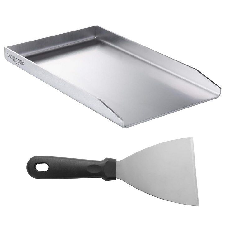Fehler? 🥩 smartpeas Plancha Edelstahl Grillplatte 26 x 44,5 cm für 8,22€ (statt 50€)