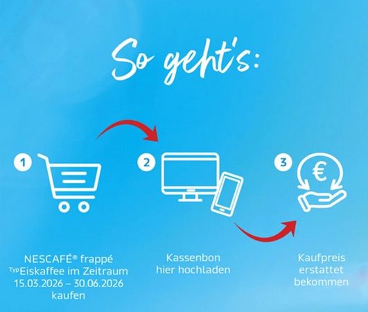 NESCAFÉ frappé Eiskaffee gratis ausprobieren