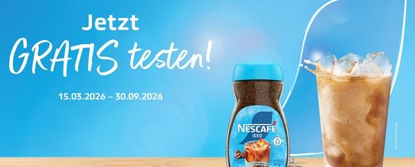 NESCAFÉ ICED gratis ausprobieren NESCAFÉ ICED gratis ausprobieren