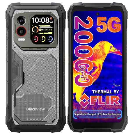 📱 Blackview XPLORE 1 Pro Rugged Smartphone mit Wärmebildkamera für 283,99€ (statt 359€)