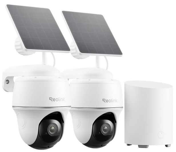👀 2x Reolink Argus PT Lite + Home Hub Mini & Solarpanel für 179,99€ (statt 250€)