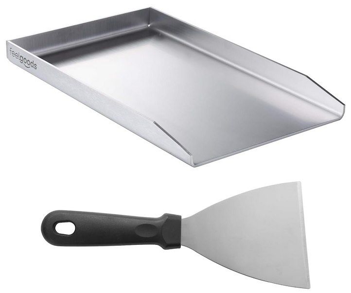 Fehler? 🥩 smartpeas Plancha Edelstahl Grillplatte 26 x 44,5 cm für 8,22€ (statt 50€)