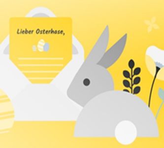 Post vom Osterhasen Hanni Hase erhalten