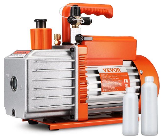 VEVOR VP245 2 stufige Drehschieber Vakuumpumpe für 103,41€ (statt 136€)