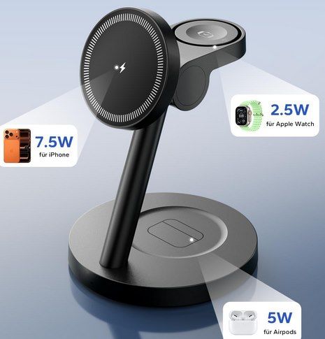 🧲 KPON 3in1 Magsafe Ladestation inkl. Adapter für 18,99€ (statt 25€) 🧲 KPON 3in1 Magsafe Ladestation inkl. Adapter für 18,99€ (statt 25€)
