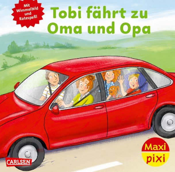 Gratis Pixi-Buch: Tobi fährt zu Oma und Opa – mind. 20 Stück!