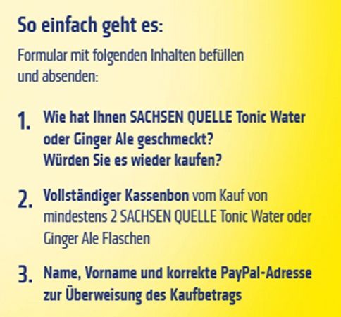 SACHSEN QUELLE Bittergetränke gratis ausprobieren