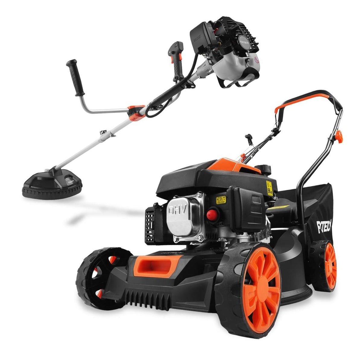 FUXTEC 2 für 1 Rasenmäher + Motorsense