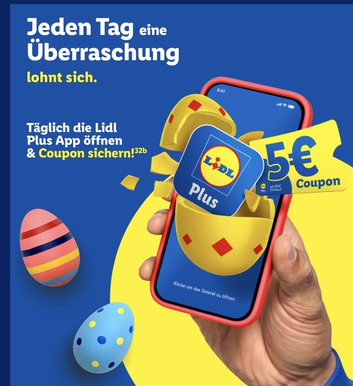 5€ Rabatt ab einem Einkauf ab 30€ bei Lidl mit der Lidlplus-App 5€ Rabatt ab einem Einkauf ab 30€ bei Lidl mit der Lidlplus App
