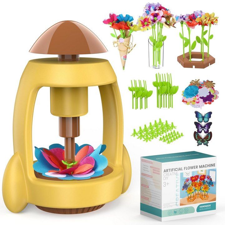 💐 DIY Stoffblumen Bastelset für Kinder für 12€ (statt 20€)