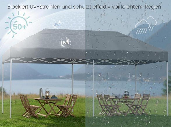 🎪 SONGMICS Faltpavillon (3 x 6 m) mit Seitenwänden für 144,49€ (statt 170€) 🎪 SONGMICS Faltpavillon (3 x 6 m) mit Seitenwänden für 144,49€ (statt 170€)