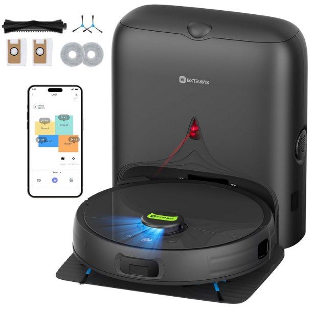🧹 EXTRAVIS V5 Pro Saugroboter mit Wischfunktion & Absaugstation für 199,49€ (statt 285€)