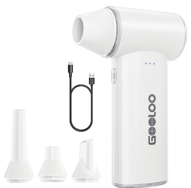 💨 Gooloo F3 elektrisches Staubgebläse mit 150.000 U/min & 5 Ah für 25,99€ (statt 40€)
