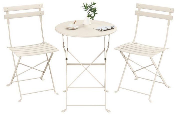 ️🪑 SONGMICS Balkonmöbel Set mit 1 Klapptisch und 2 Stühlen für 52,99€ (statt 70€)