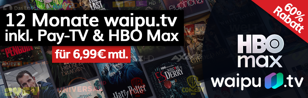 waipu inkl. HBO Max