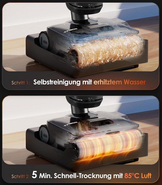 💦 Tineco Floor One S7 Stretch Steam Nass Trockensauger für 488,79€ (statt 550€)
