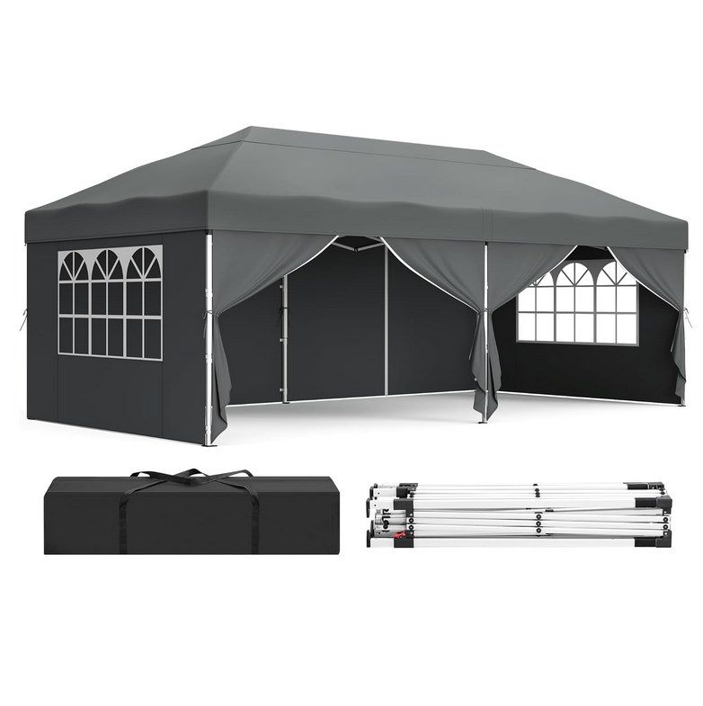🎪 SONGMICS Faltpavillon (3 x 6 m) mit Seitenwänden für 144,49€ (statt 170€)