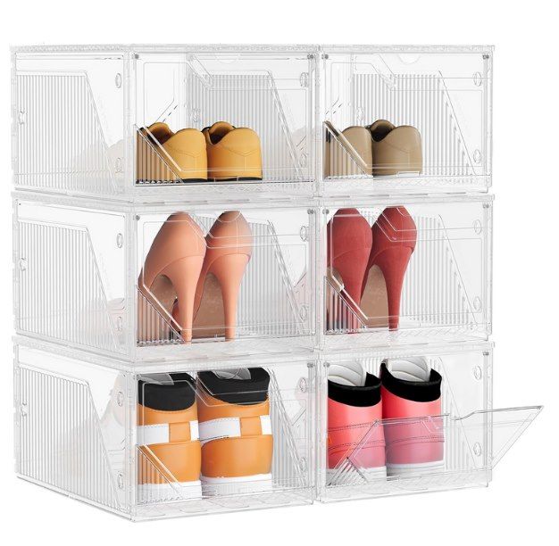 👟 6x SONGMICS stapelbare Aufbewahrungsboxen für 15,89€ (statt 30€)