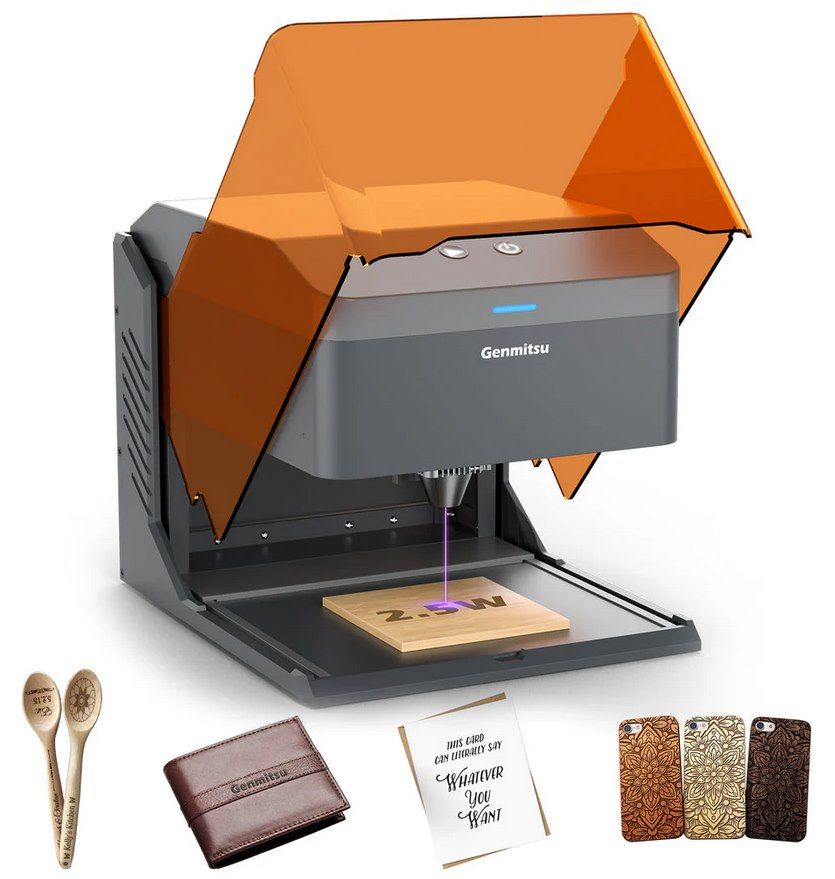 💥 Genmitsu Kiosk Lasermaschine mit 2,5W für 129,98€ (statt 170€)