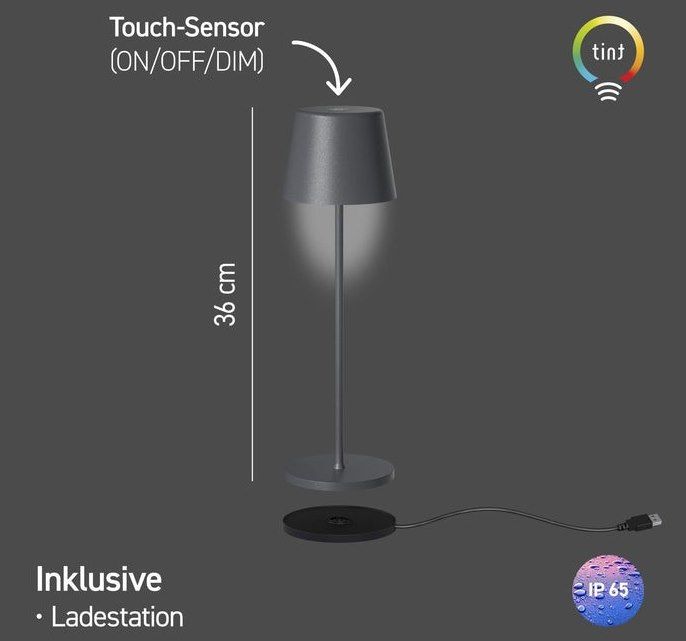 💡 tint Smart Home Tischleuchte mit RGBWW, ZigBee & Bluetooth für 39,99€ (statt 75€)