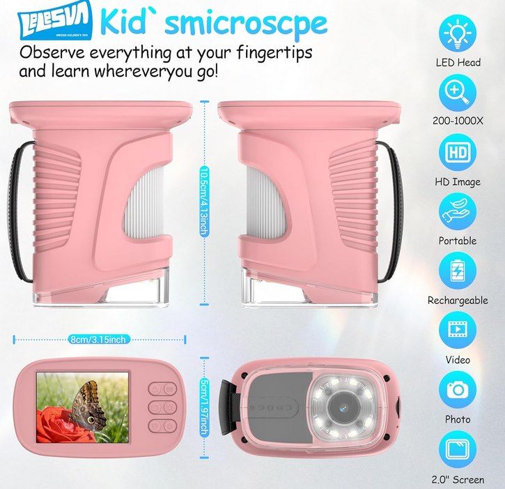 🔬 LELESUN 2in1 Mini Kindermikroskop & Teleskop für 19,95€ (statt 30€) 🔬 LELESUN 2in1 Mini Kindermikroskop & Teleskop für 19,95€ (statt 30€)