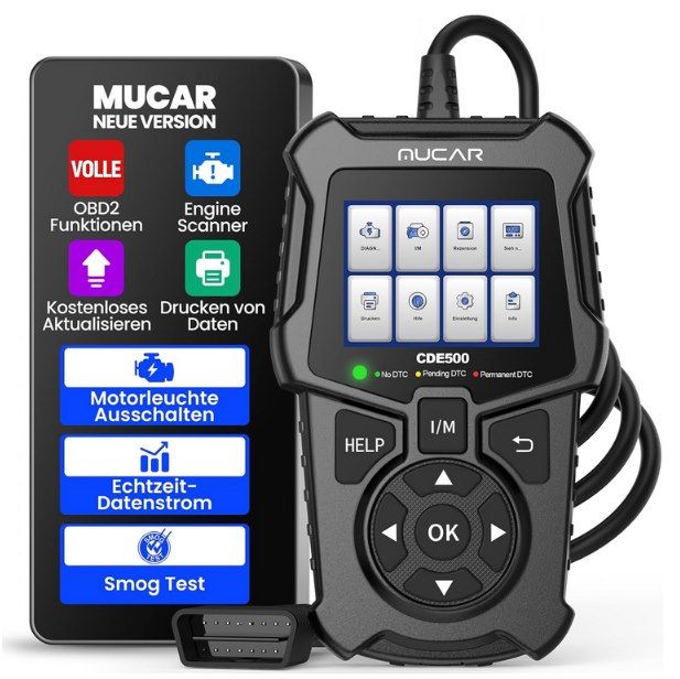 🚗 mucar CDE500 – OBD2 Diagnosegerät für 13,99€ (statt 28€)