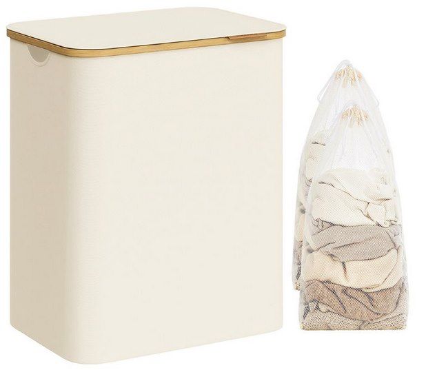🧺 SONGMICS Wäschekorb (130L) mit Deckel & 2 Fächer für 23,79€ (statt 28€)