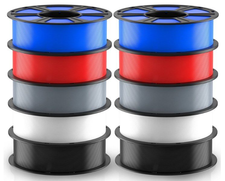 🎨 10kg! Geeetech PLA 3D Druckfilament 1,75mm   5 Farben für 65,83€ (statt 80€)